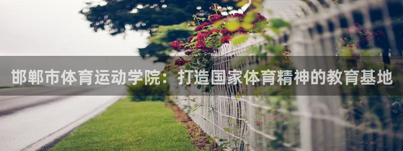J9官网下载招商电话号码：邯郸市体育运动学院：打造国家体育精